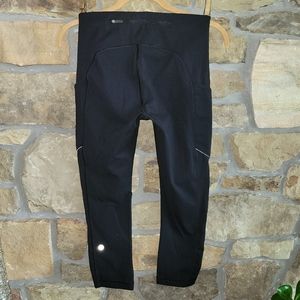 Lululemon Speed Up Crop 4 Pants 21" Black Leggings